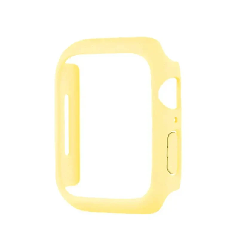 Matte Hard 360 Degree Body Bumper for Apple Watch 45mm Cases & Covers