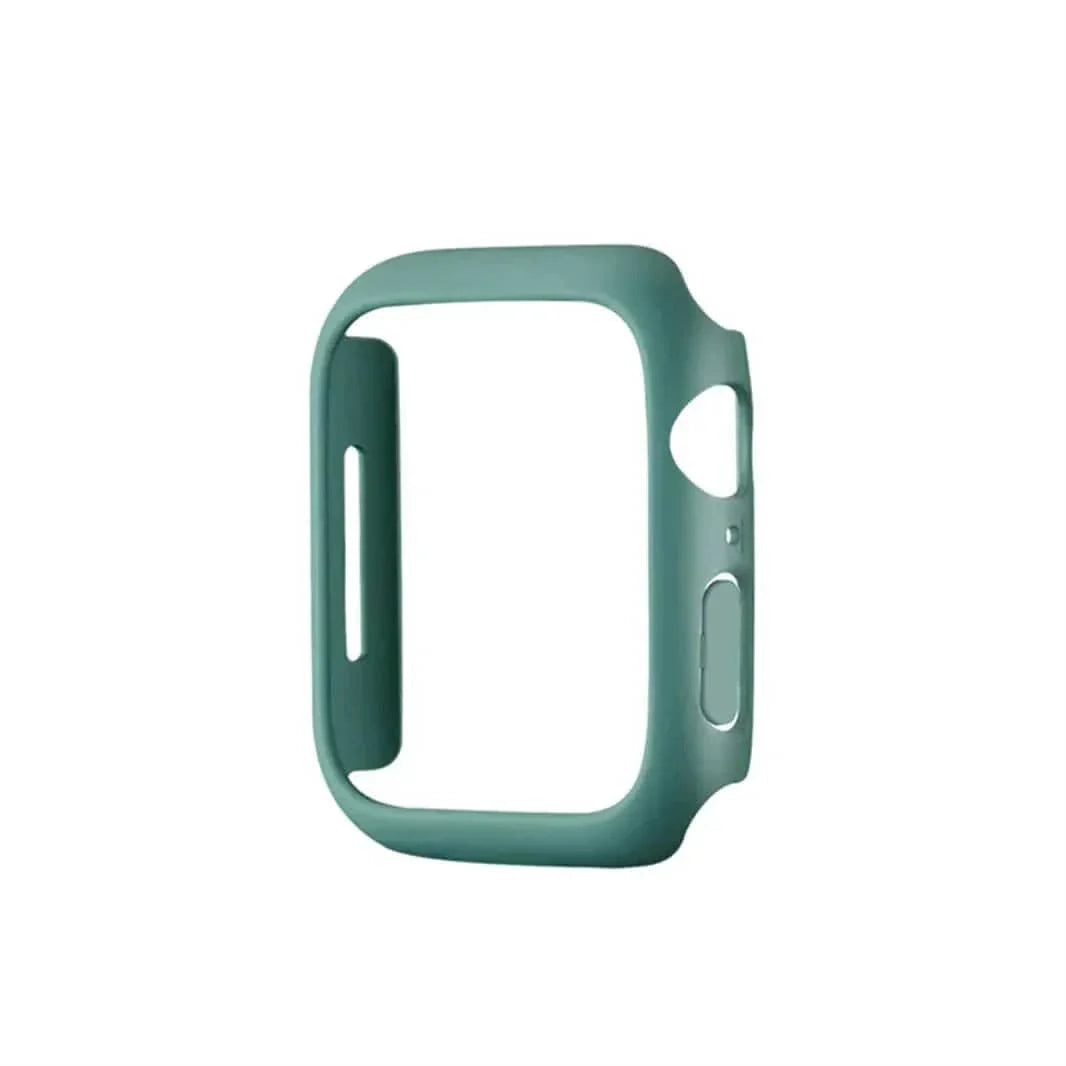 Matte Hard 360 Degree Body Bumper for Apple Watch 41mm 41mm green Cases & Covers