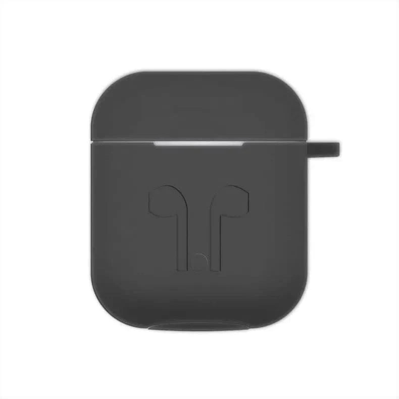 Silicone Soft Cover for Airpods 1 | 2 Airpods 1 | 2 dark-grey Cases & Covers