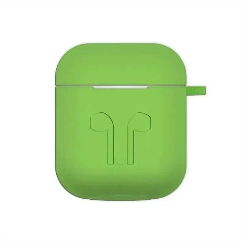 Silicone Soft Cover for Airpods 1 | 2 Airpods 1 | 2 green Cases & Covers