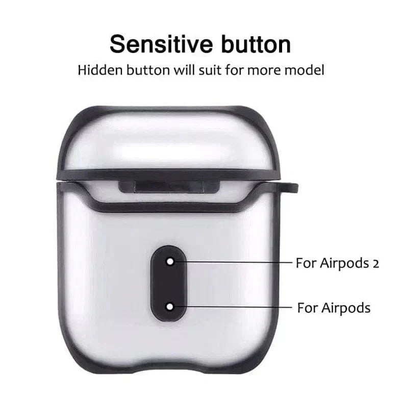 Eggshell Transparent Cover for Airpods 1 | 2 Airpods 1 | 2 grey Cases & Covers