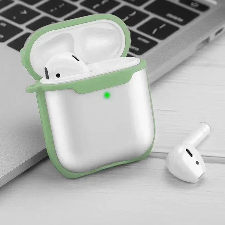 Eggshell Transparent Cover for Airpods 1 | 2 Airpods 1 | 2 parrot-green Cases & Covers
