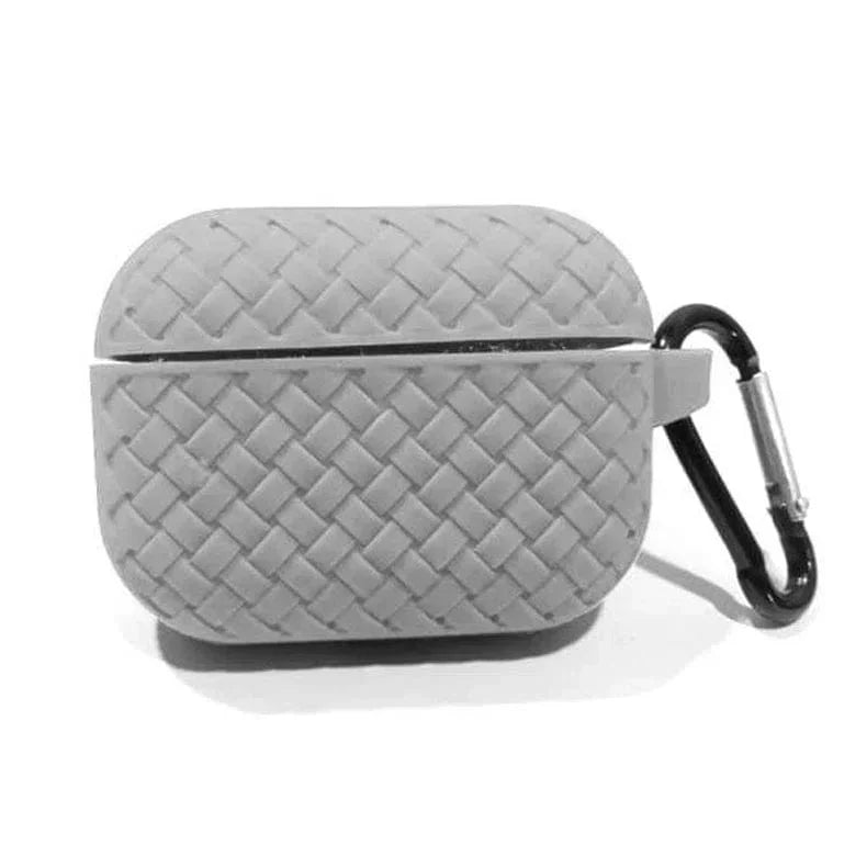 Woven Silicone Cover for Airpods 3 Airpods 3 Grey Cases & Covers