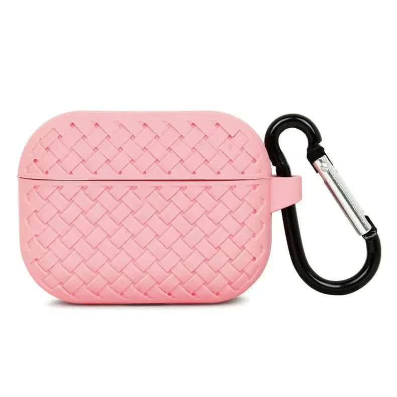 Woven Silicone Cover for Airpods 3 Airpods 3 Peach Cases & Covers