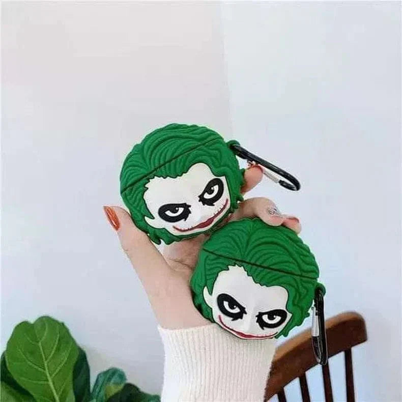 Silicone 3D Cartoon Cover for Airpods Pro Airpods Pro Joker Cases & Covers
