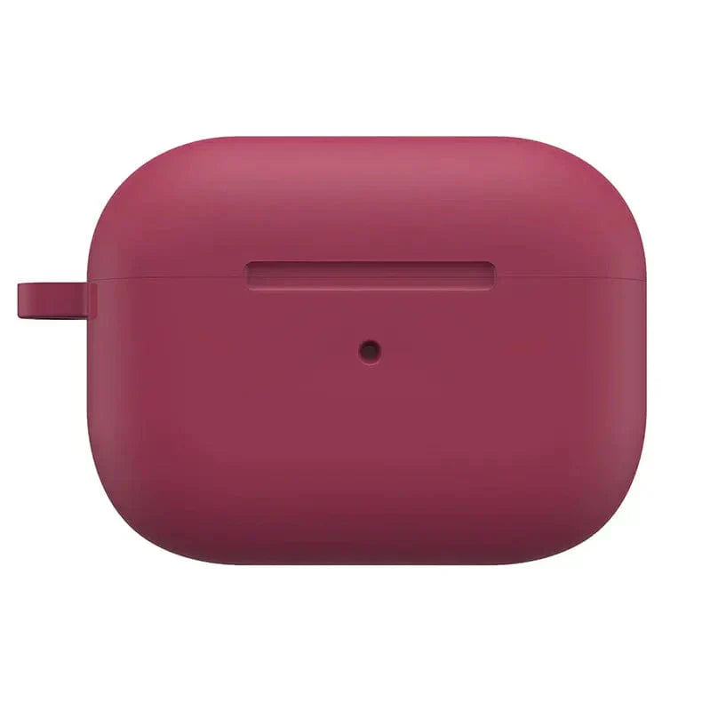 Liquid Silicone front LED visible Cover for Airpods Pro | Pro 2 Airpods Pro | Pro 2 wine Cases & Covers