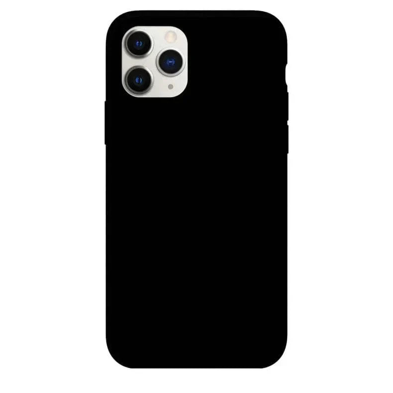 Liquid Silicone inner microfiber Case for iPhone 11 iPhone 11 black Cases & Covers