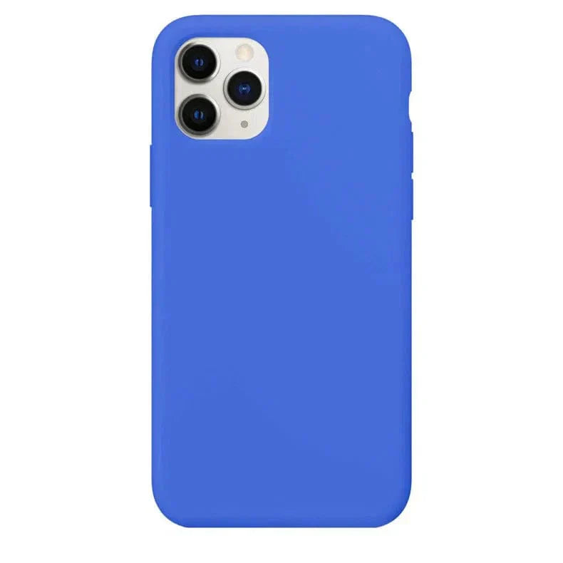 Liquid Silicone inner microfiber Case for iPhone 11 iPhone 11 blue Cases & Covers