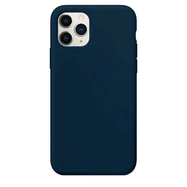 Liquid Silicone inner microfiber Case for iPhone 11 iPhone 11 dark-teal Cases & Covers