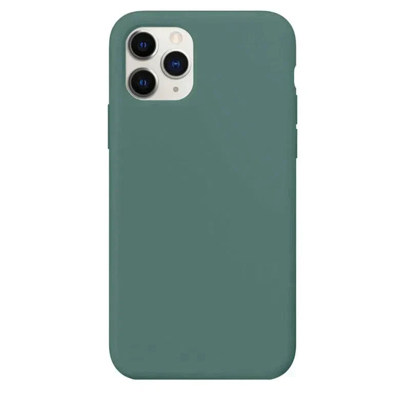 Liquid Silicone inner microfiber Case for iPhone 11 iPhone 11 dull-teal Cases & Covers