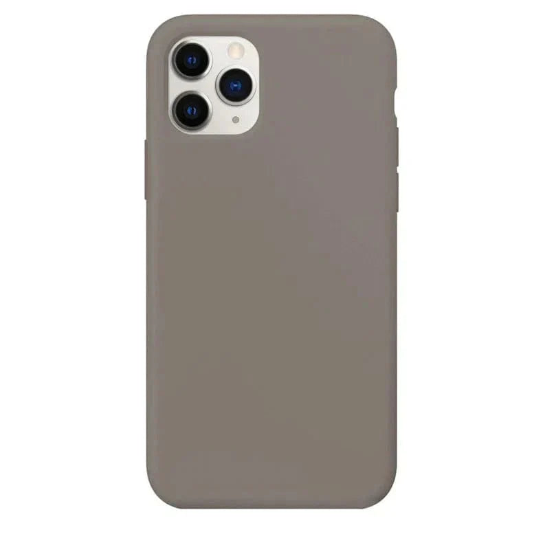 Liquid Silicone inner microfiber Case for iPhone 11 iPhone 11 grey Cases & Covers