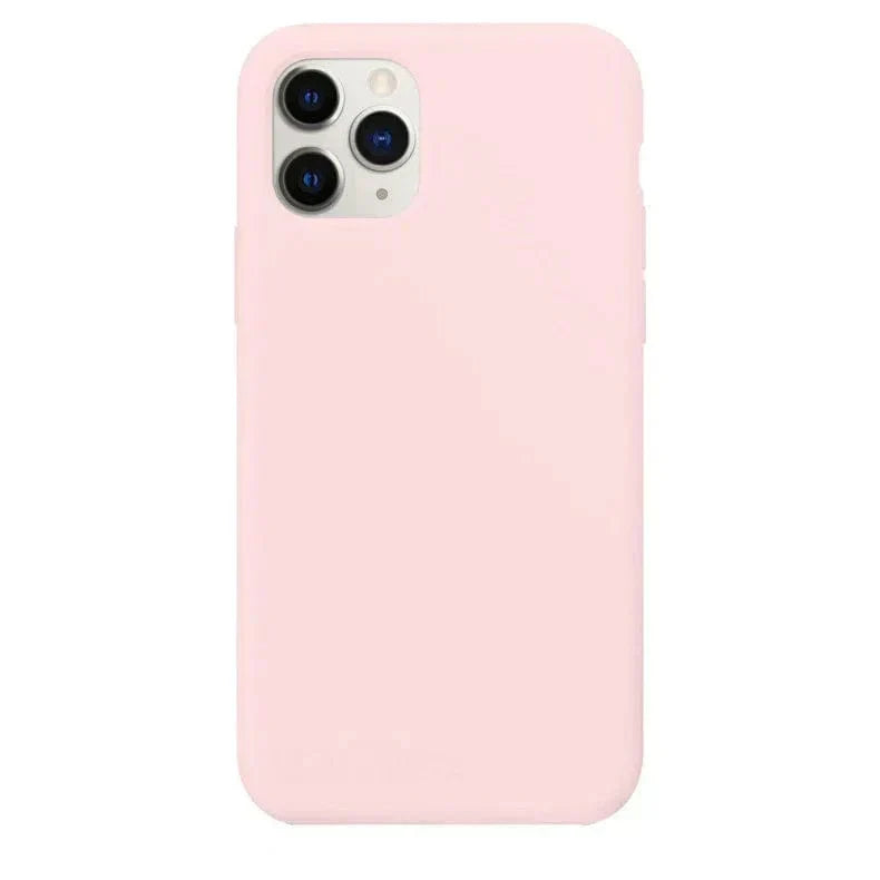 Liquid Silicone inner microfiber Case for iPhone 11 iPhone 11 light-pink Cases & Covers