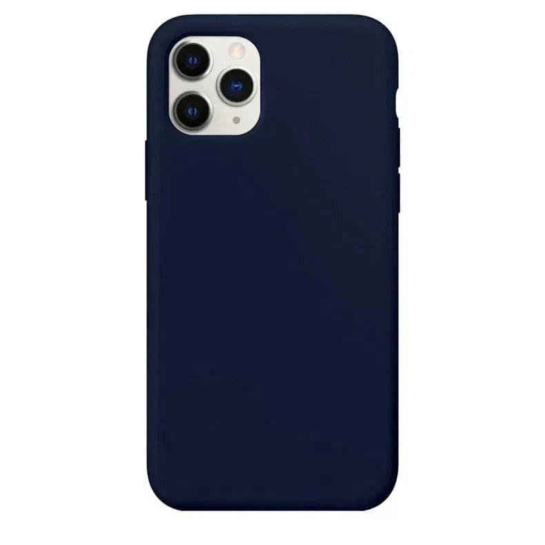 Liquid Silicone inner microfiber Case for iPhone 11 iPhone 11 midnight-blue Cases & Covers