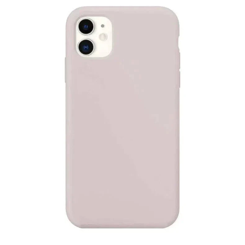 Liquid Silicone inner microfiber Case for iPhone 11 iPhone 11 peach Cases & Covers