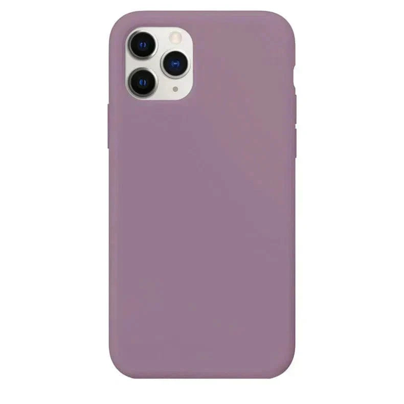 Liquid Silicone inner microfiber Case for iPhone 11 iPhone 11 purple Cases & Covers