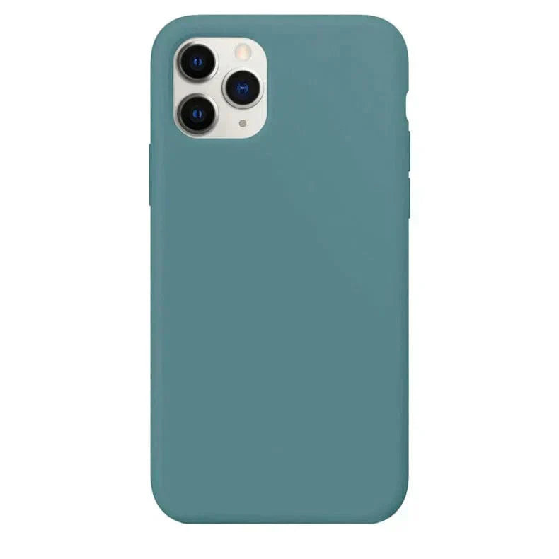 Liquid Silicone inner microfiber Case for iPhone 11 iPhone 11 topical-teal Cases & Covers