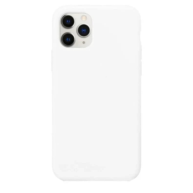 Liquid Silicone inner microfiber Case for iPhone 11 iPhone 11 white Cases & Covers