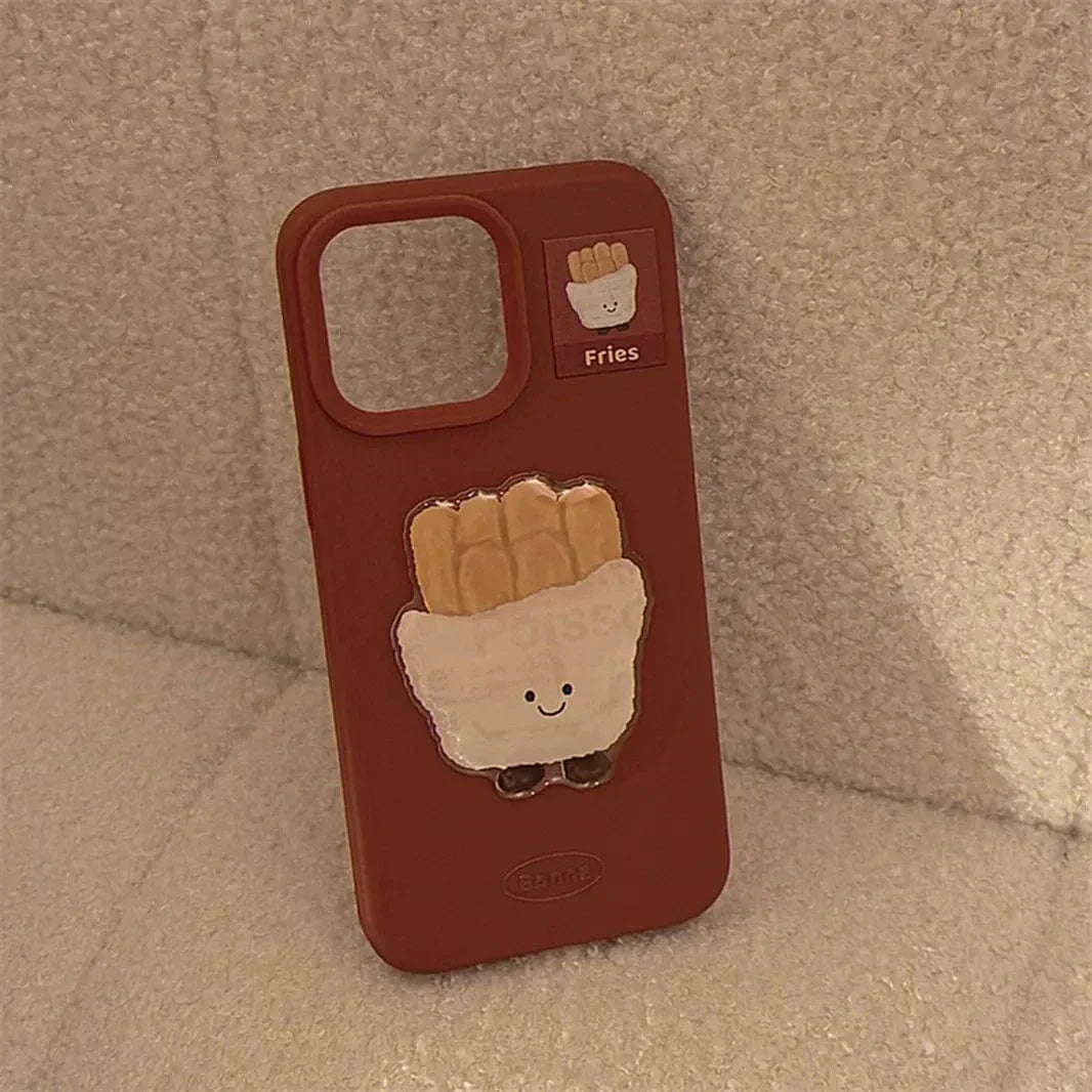 Cute 3D Patterns Silicone TPU Case for iPhone 12 Cases & Covers
