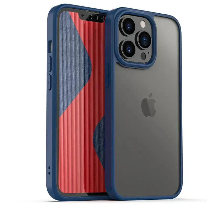 Guardian Series Matte Finish Hard Case for iPhone 12 Pro Max iPhone 12 Pro Max Blue Cases & Covers