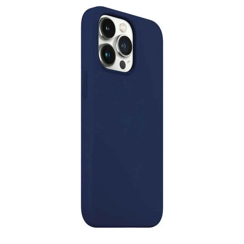 Liquid Silicone inner microfiber Case for iPhone 13 Pro Max iPhone 13 Pro Max dark-blue Cases & Covers