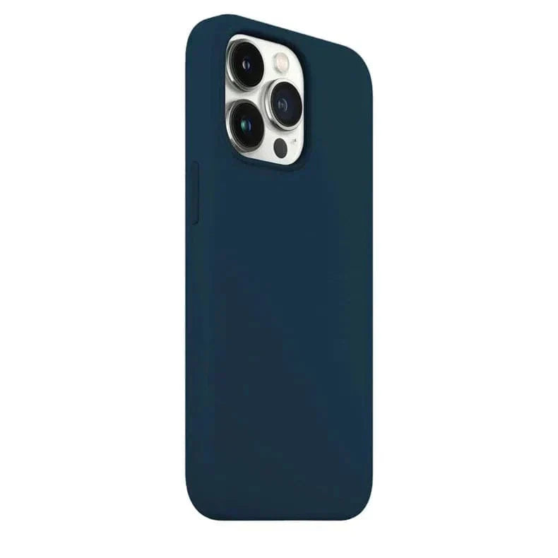 Liquid Silicone inner microfiber Case for iPhone 13 Pro Max iPhone 13 Pro Max dark-teal Cases & Covers
