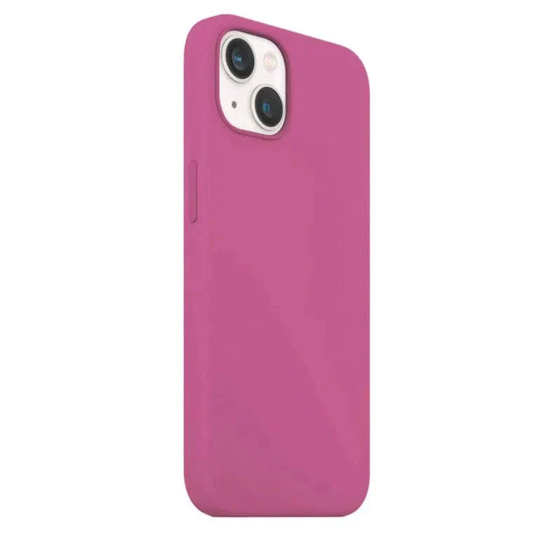 Liquid Silicone inner microfiber Case for iPhone 13 Pro Max iPhone 13 Pro Max deep-pink Cases & Covers