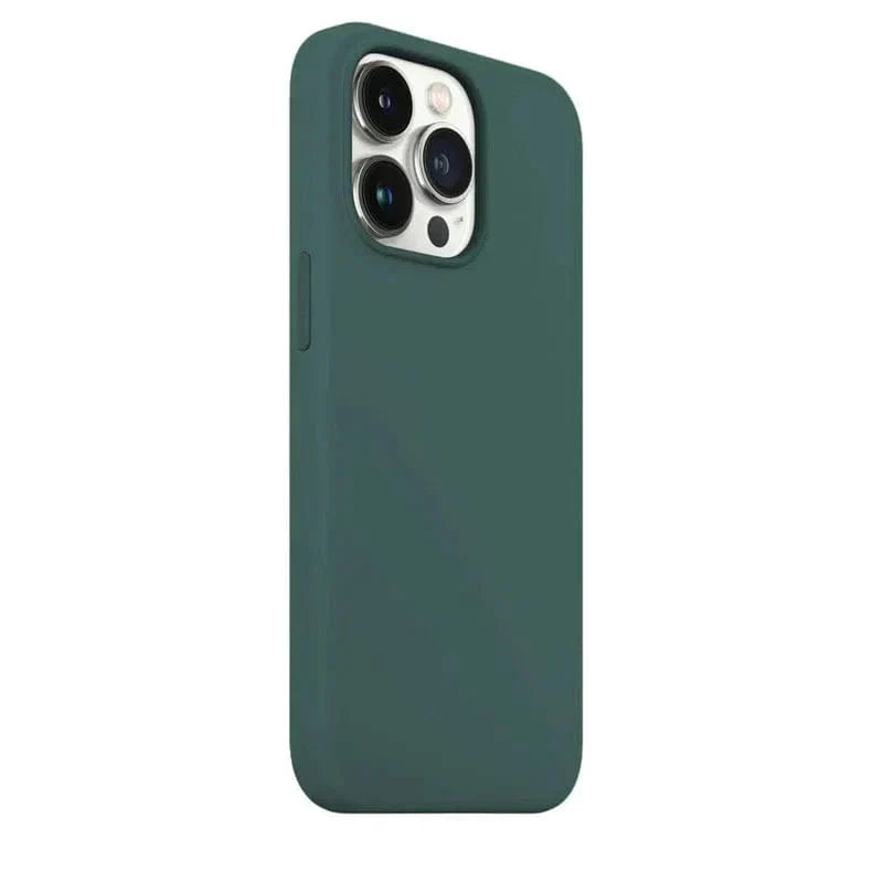 Liquid Silicone inner microfiber Case for iPhone 13 Pro Max iPhone 13 Pro Max empress-teal Cases & Covers
