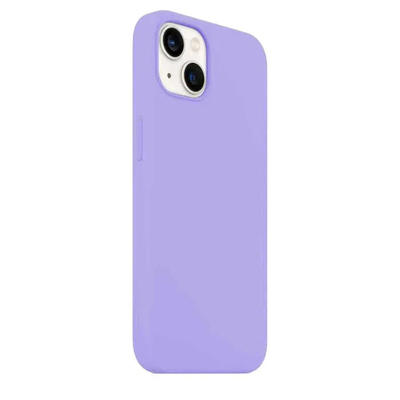 Liquid Silicone inner microfiber Case for iPhone 13 Pro Max iPhone 13 Pro Max lavender-blue Cases & Covers