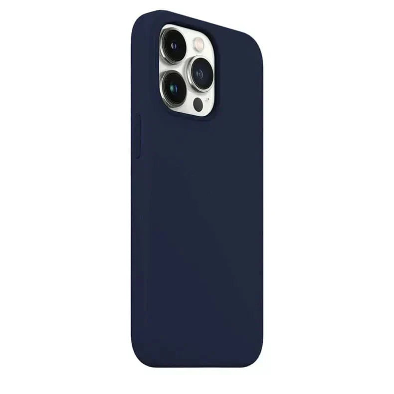 Liquid Silicone inner microfiber Case for iPhone 13 Pro Max iPhone 13 Pro Max midnight-blue Cases & Covers
