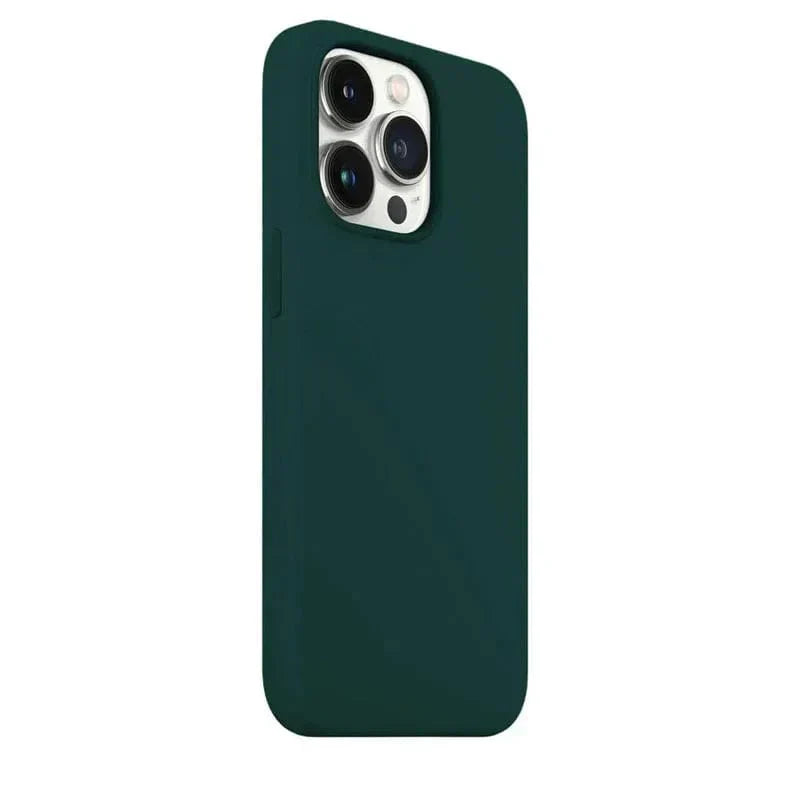 Liquid Silicone inner microfiber Case for iPhone 13 Pro Max iPhone 13 Pro Max midnight-green Cases & Covers