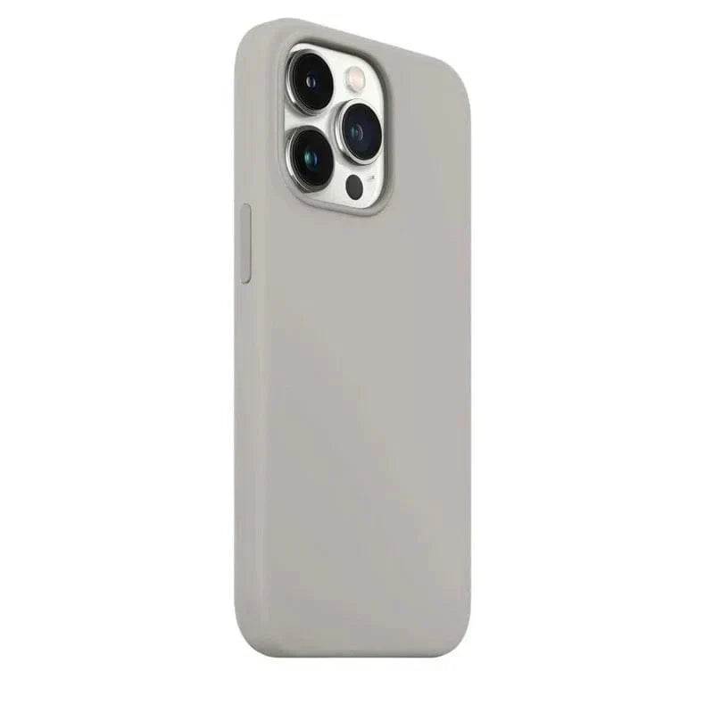 Liquid Silicone inner microfiber Case for iPhone 13 Pro Max iPhone 13 Pro Max off-white Cases & Covers