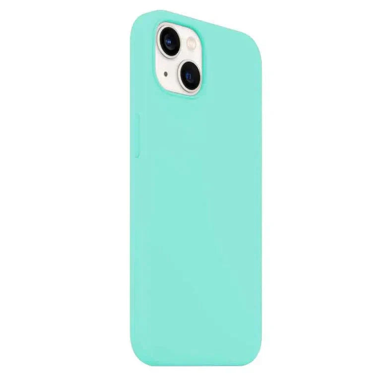 Liquid Silicone inner microfiber Case for iPhone 13 Pro Max iPhone 13 Pro Max turquoise Cases & Covers