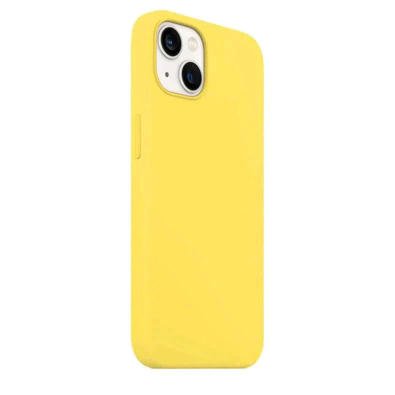 Liquid Silicone inner microfiber Case for iPhone 13 Pro Max iPhone 13 Pro Max yellow Cases & Covers