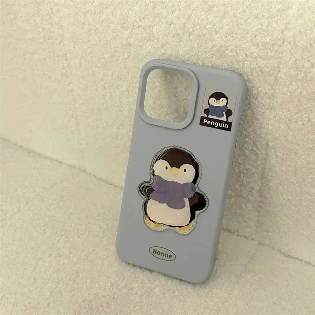 Cute 3D Patterns Silicone TPU Case for iPhone 12 Cases & Covers