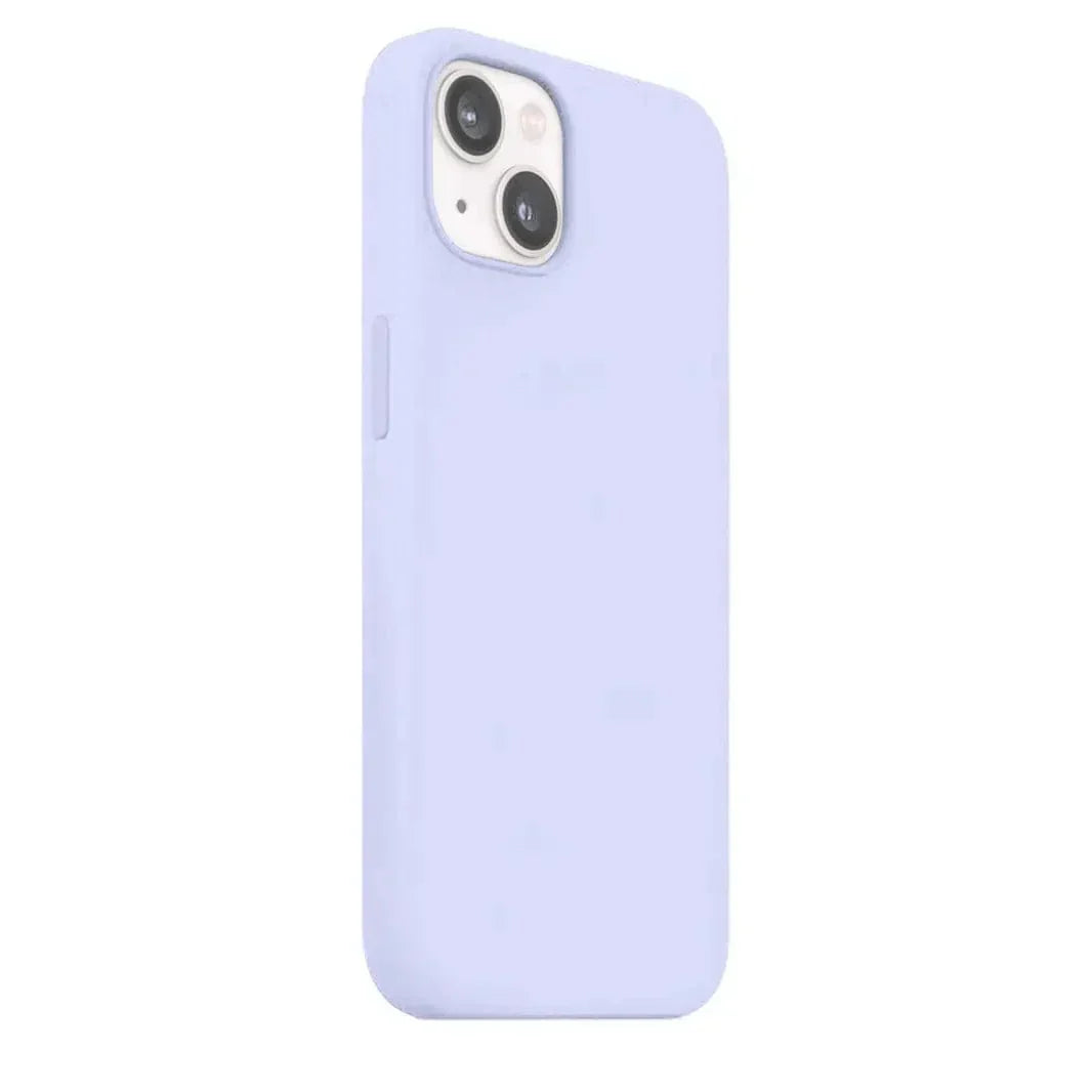Liquid Silicone inner microfiber Case for iPhone 15 iPhone 15 baby-blue Cases & Covers