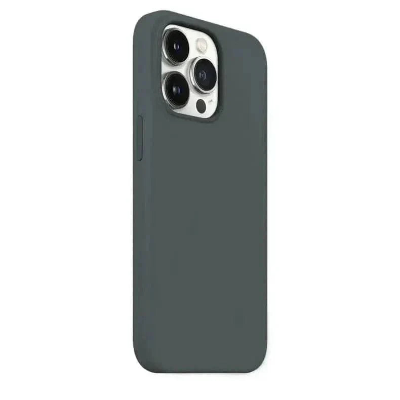 Liquid Silicone inner microfiber Case for iPhone 15 Plus iPhone 15 Plus midnight-green Cases & Covers
