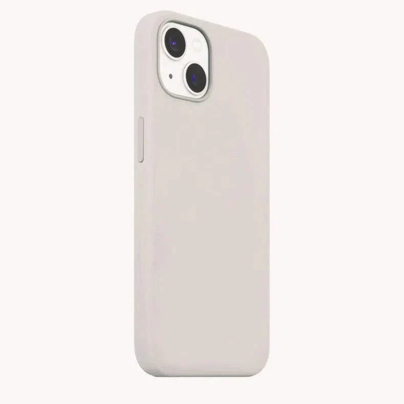 Liquid Silicone inner microfiber Case for iPhone 15 Plus iPhone 15 Plus baby-powder Cases & Covers