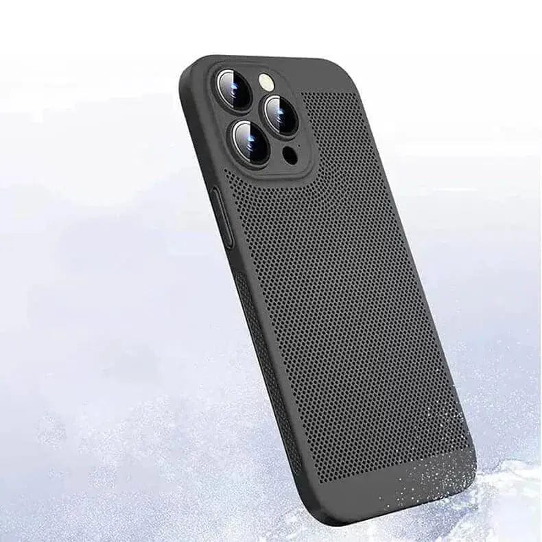 Breathable Heat-Dissipation Magsafe Case for iPhone 15 Pro Max iPhone 15 Pro Max black without magsafe Cases & Covers