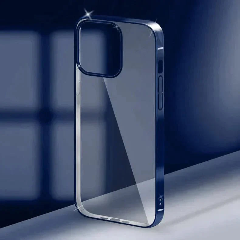Ishock Ultra Thin Clear Shiny Frame Case for iPhone 12 | 12 Pro Cases & Covers