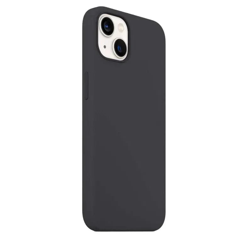 Liquid Silicone inner microfiber Case for iPhone 15 Plus iPhone 15 Plus dark-grey Cases & Covers
