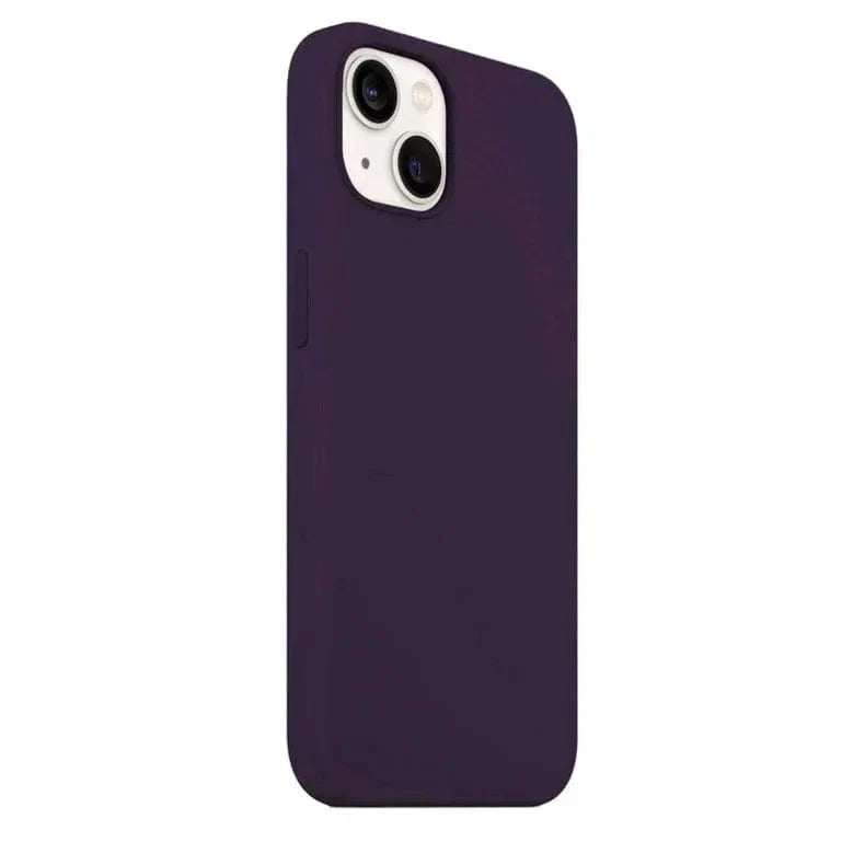 Liquid Silicone inner microfiber Case for iPhone 15 Plus iPhone 15 Plus deep-purple Cases & Covers