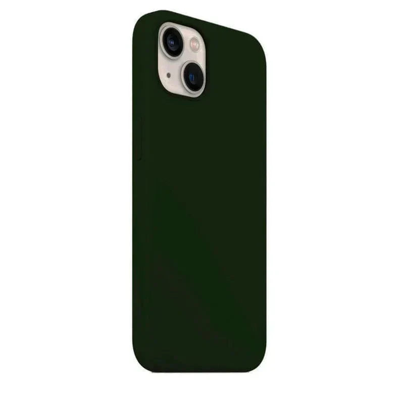 Liquid Silicone inner microfiber Case for iPhone 15 Pro Max iPhone 15 Pro Max forest-green Cases & Covers