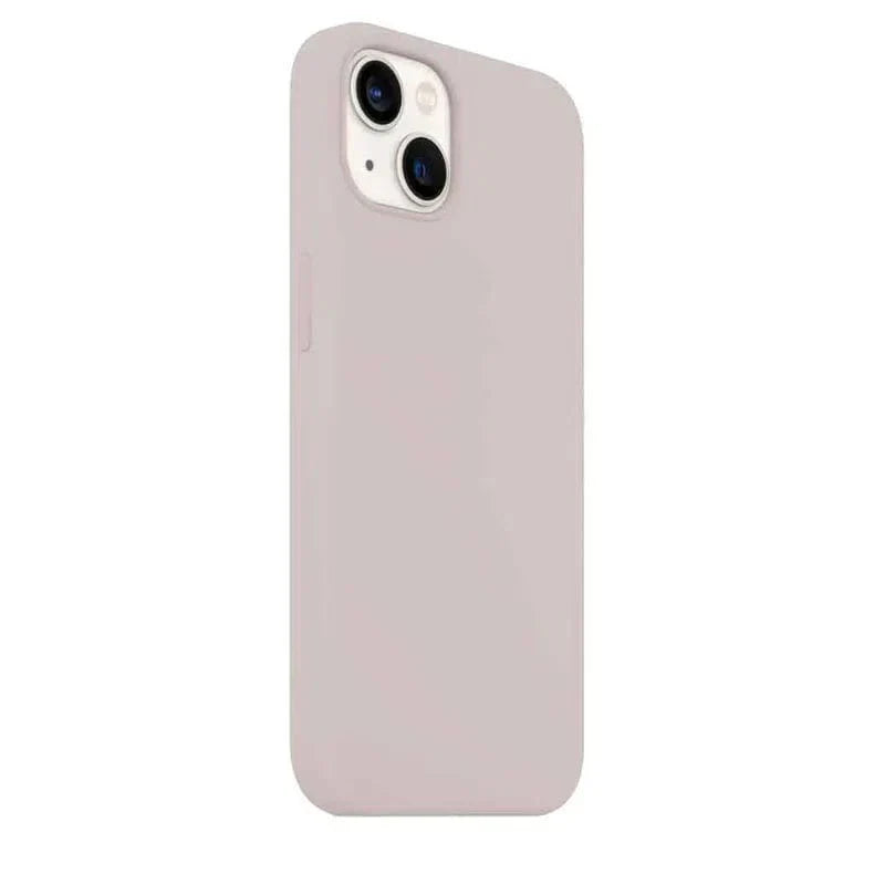 Liquid Silicone inner microfiber Case for iPhone 15 Plus iPhone 15 Plus light-purple Cases & Covers
