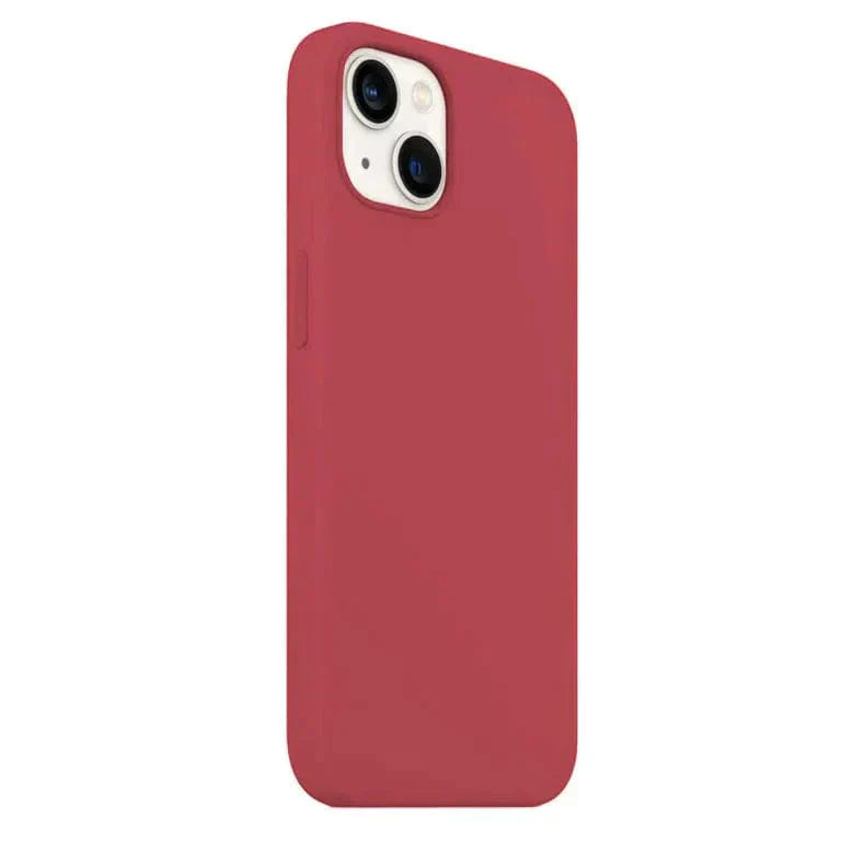Liquid Silicone inner microfiber Case for iPhone 15 Pro Max iPhone 15 Pro Max rose-red Cases & Covers