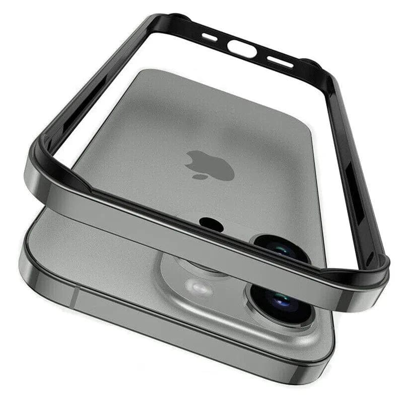 Metal Reinforced Aluminum Frame Case for iPhone 16 Plus Cases & Covers