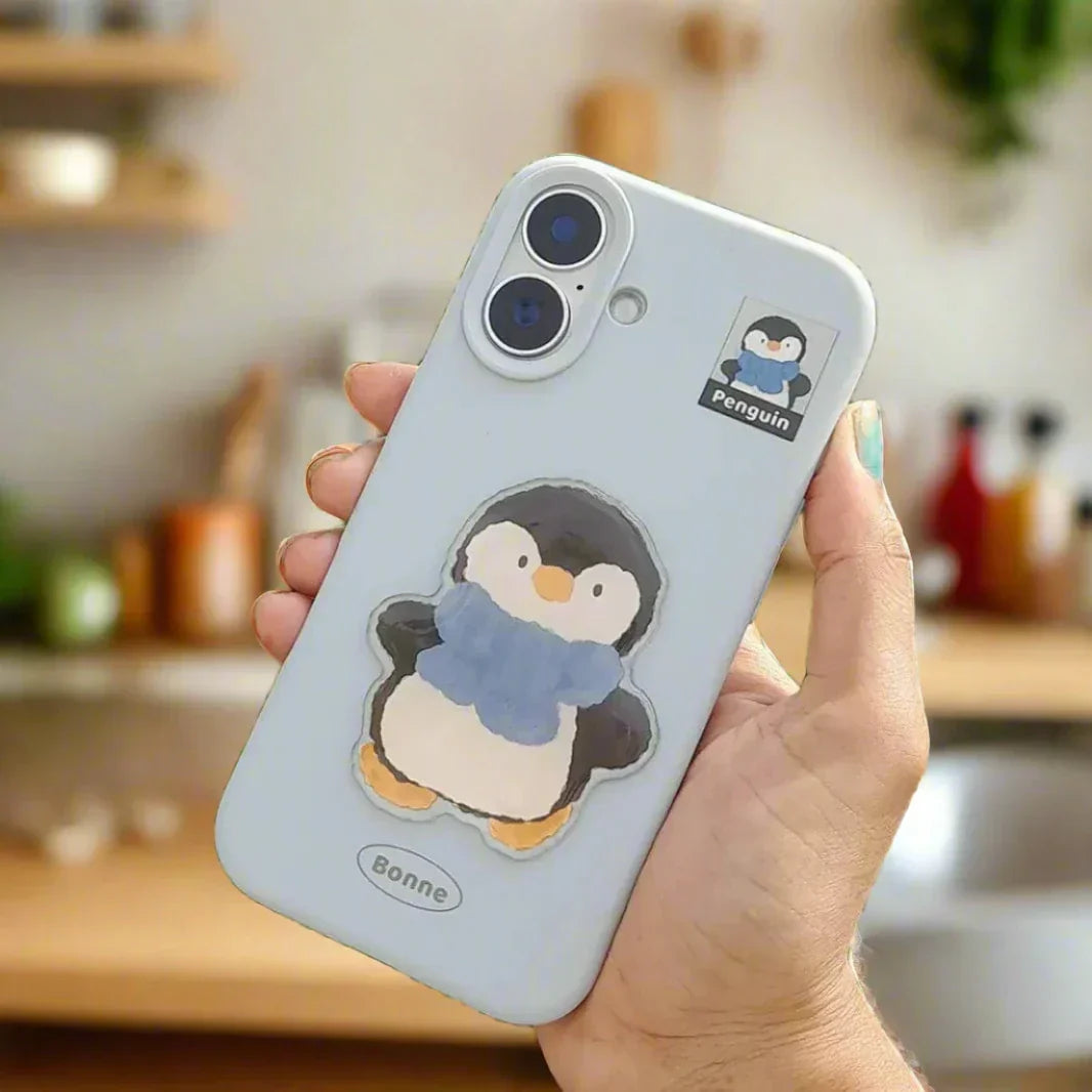 Cute 3D Patterns Silicone TPU Case for iPhone 12 Cases & Covers