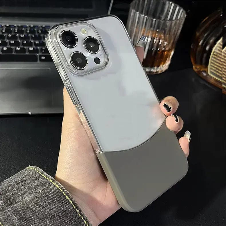 Snapsplit Crystal Clear Magsafe Hard Case for iPhone 15 Pro Max iPhone 15 Pro Max grey without magsafe Cases & Covers