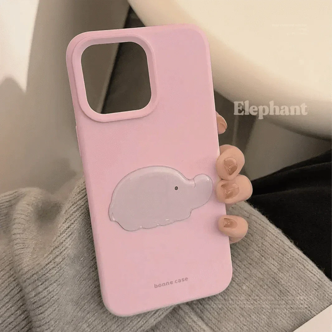Cute 3D Patterns Silicone TPU Case for iPhone 12 Cases & Covers