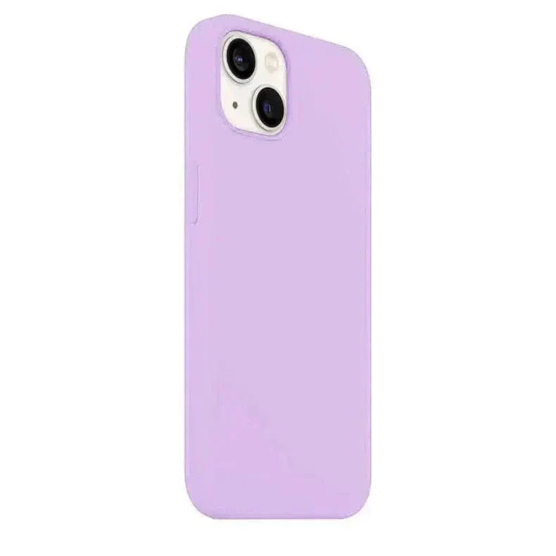 Liquid Silicone inner microfiber Case for iPhone 16 Plus iPhone 16 Plus lavender Cases & Covers
