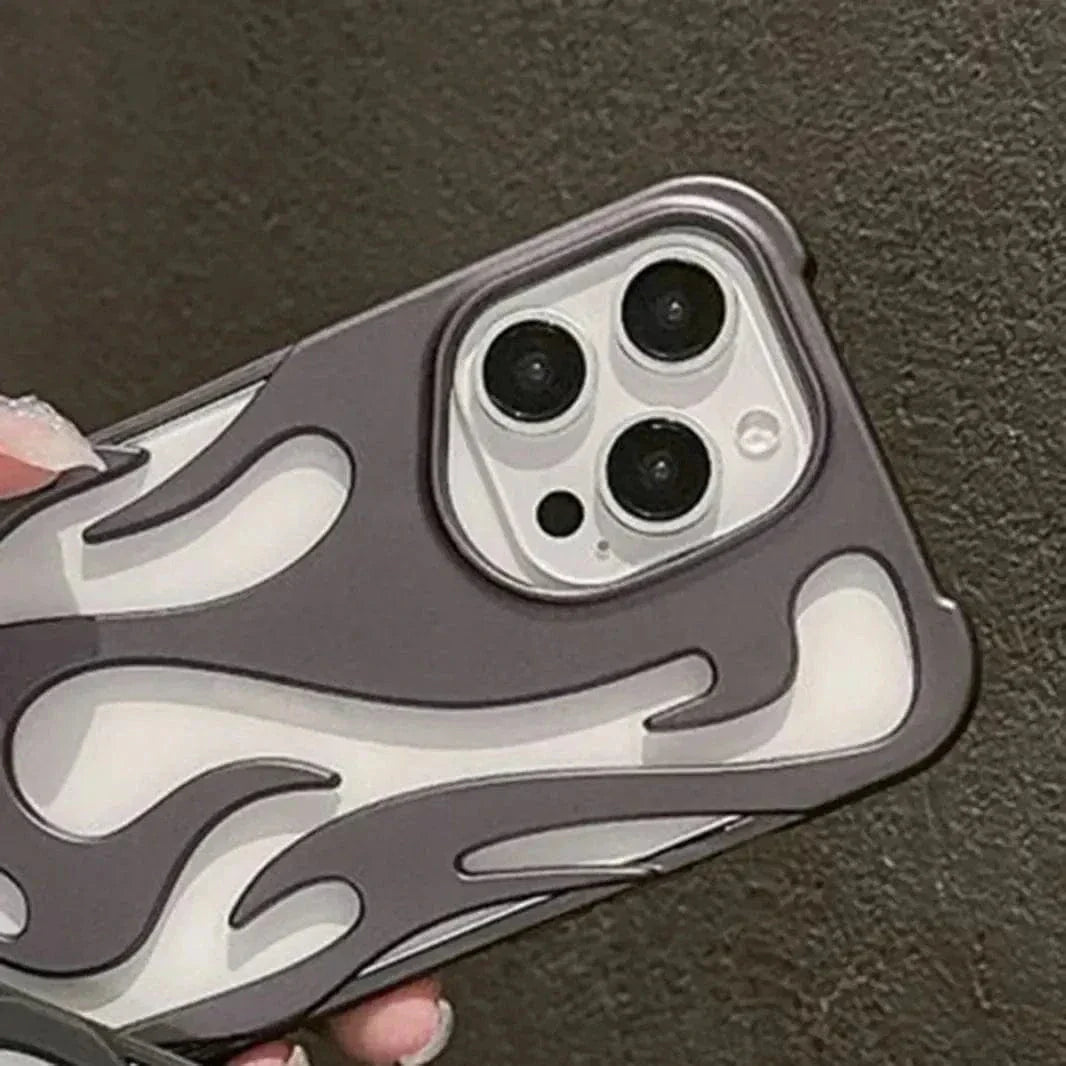 Hollow Flame Soft Case for iPhone 15 Pro Max iPhone 15 Pro Max Matte vital-brown Cases & Covers